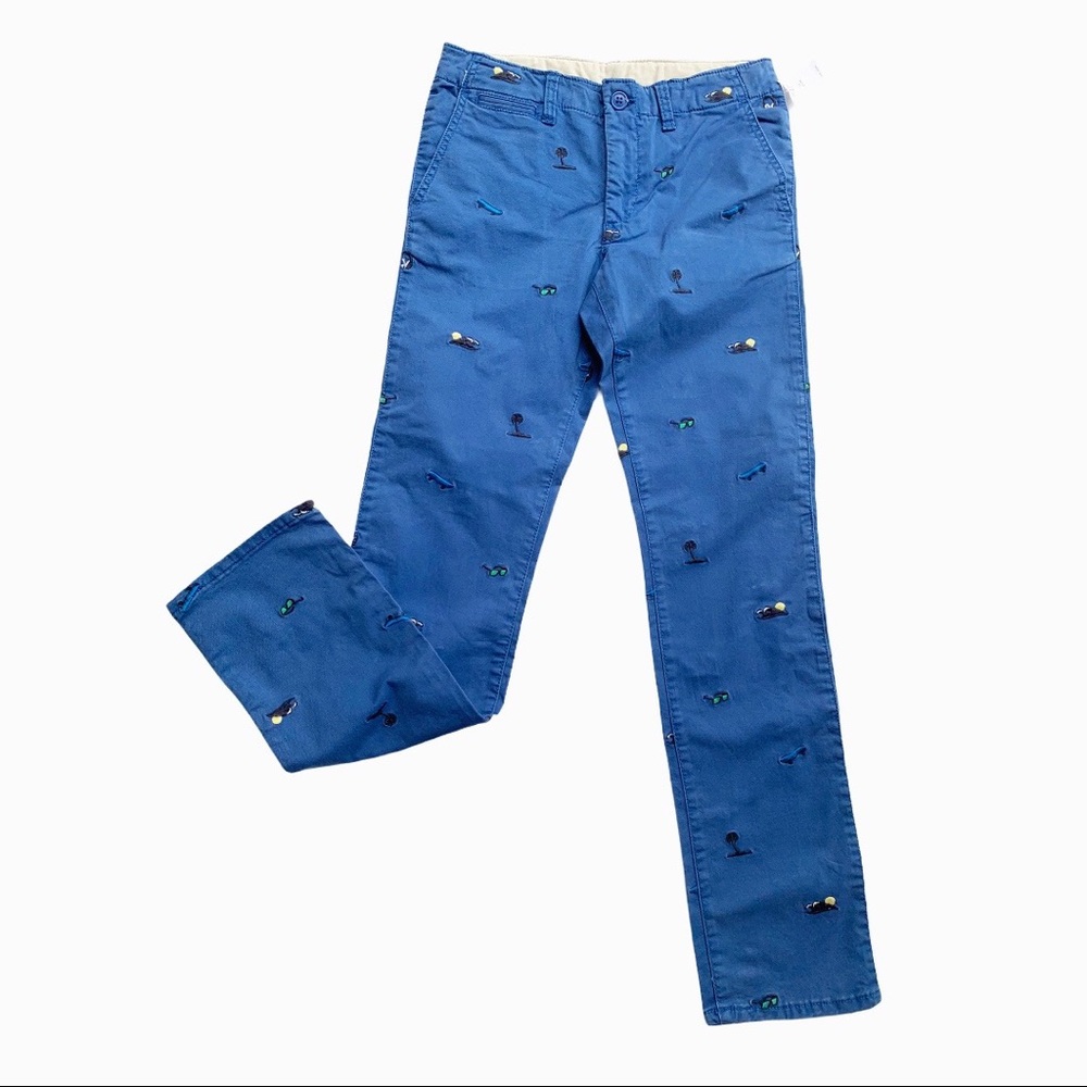 Gap Boys Blue Chino Palm Tree Skate Board Glasses
